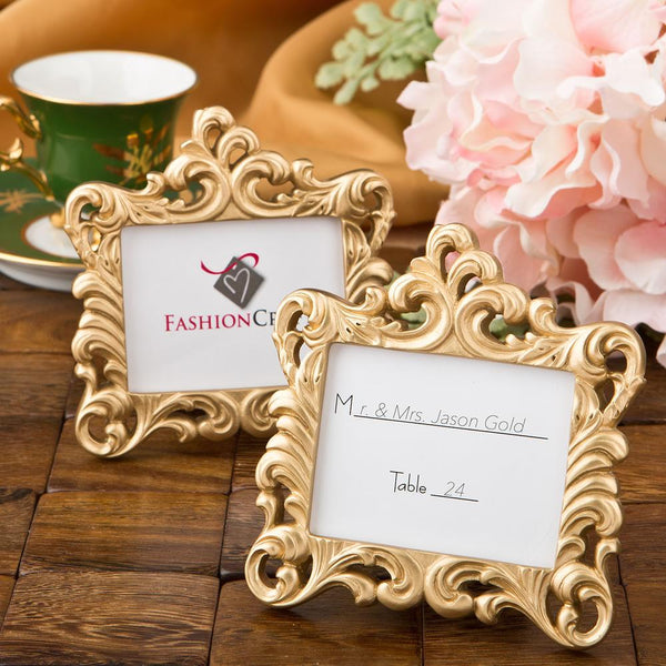 Gold Baroque style frame favor from fashioncraft-Personalized Gifts By Type-JadeMoghul Inc.