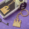 Gold castle key chain-Celebration Party Supplies-JadeMoghul Inc.