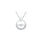 Gold & Diamond Pendants & Necklaces Sterling Silver Women's Round Diamond Mom Mother Circle Heart Pendant 1-20 Cttw - FREE Shipping (US/CAN) JadeMoghul