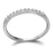 10kt White Gold Women's Round Diamond Wedding Band Ring 1/6 Cttw - FREE Shipping (US/CAN)