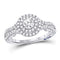 Women's Diamond Solitaire Bridal or Engagement Ring 1.00 Cttw