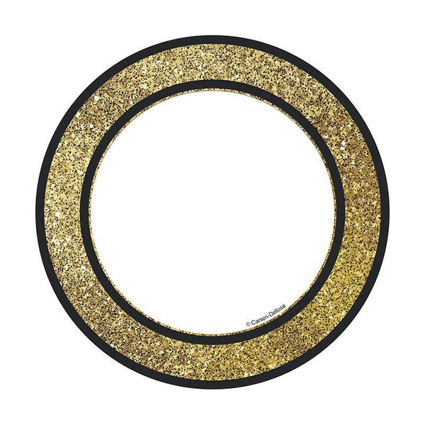 GOLD GLITTER DOTS CUT OUTS-Learning Materials-JadeMoghul Inc.