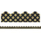 GOLD GLITTER DOTS SCALLOPED BORDERS-Learning Materials-JadeMoghul Inc.