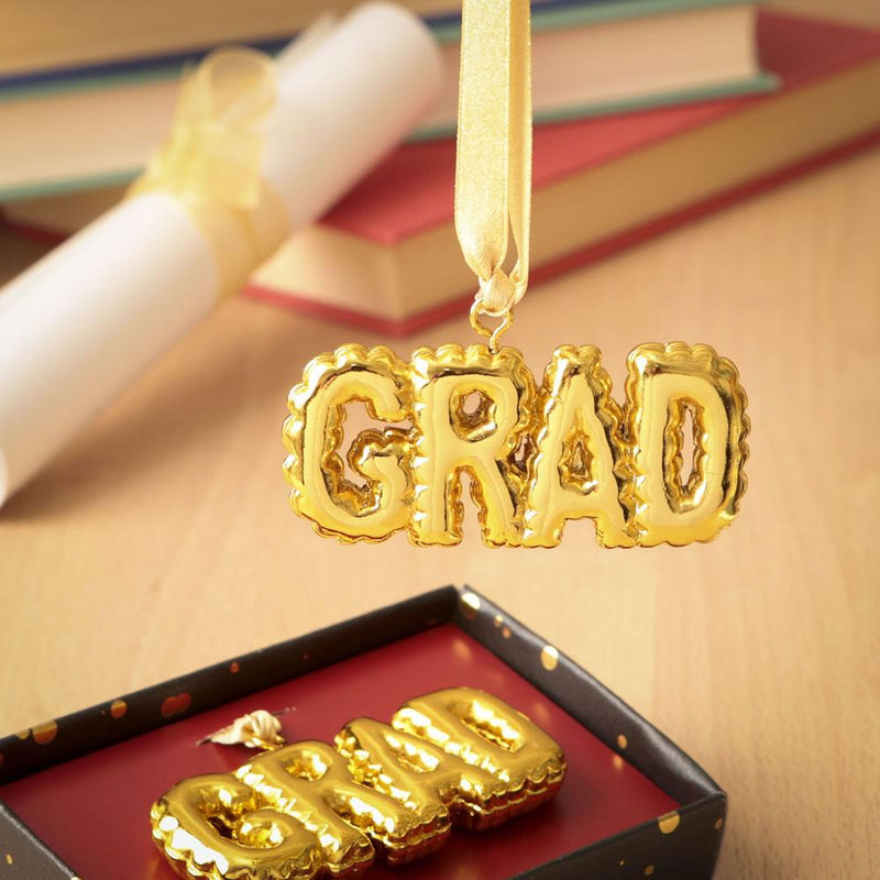 Gold Grad hanging Ornament from gifts by fashioncraft-Favors By Type-JadeMoghul Inc.