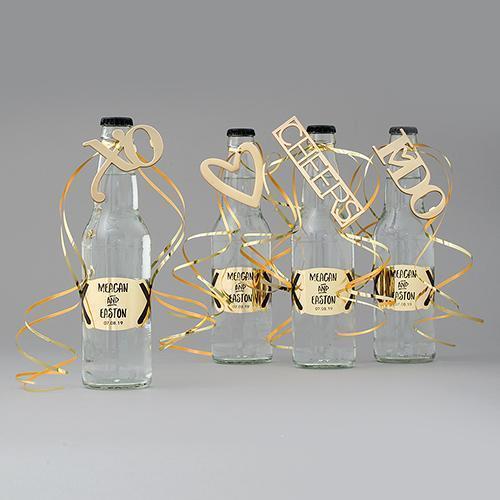 Gold Heart with XO Bottle Opener Favor (Pack of 1)-Popular Wedding Favors-JadeMoghul Inc.