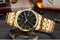 Gold Luxury Wristwatch For Men-Black Dial-JadeMoghul Inc.