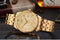 Gold Luxury Wristwatch For Men-Golden Dial-JadeMoghul Inc.