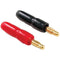 Gold-Plated Crimp-on Banana Plugs, 16 pk-Cables, Connectors & Accessories-JadeMoghul Inc.