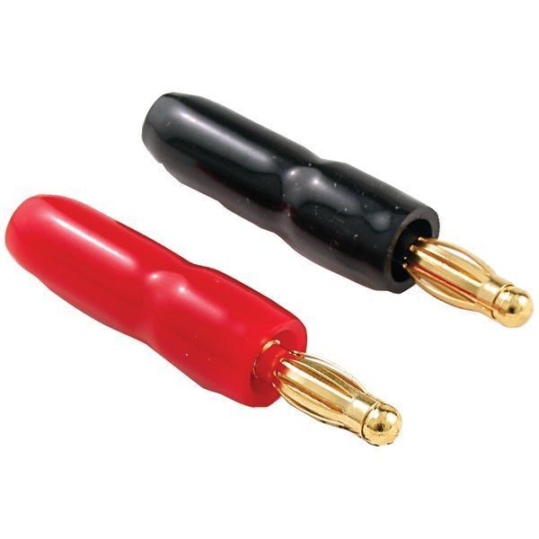 Gold-Plated Crimp-on Banana Plugs, 16 pk-Cables, Connectors & Accessories-JadeMoghul Inc.