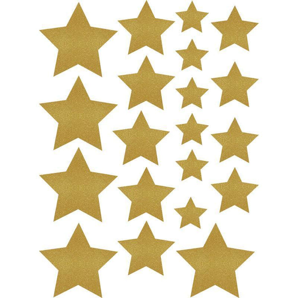 GOLD SHIMMER STARS ACCENTS-Learning Materials-JadeMoghul Inc.