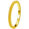 Gold Wedding Rings Gold Tone Tungsten Carbide 2mm Dome Court Ring