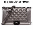 Golden Finger Brand Crossbody Bags Diamond Lattice Women Bag Designer Handbags High Quality Chain Ladies Women Messenger Bag-Line Champagn-JadeMoghul Inc.