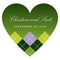 Golf Heart Sticker Indigo Blue Gradient (Pack of 1)-Wedding Favor Stationery-Purple-JadeMoghul Inc.