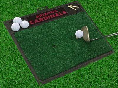 Golf Hitting Mat Golf Accessories NFL Arizona Cardinals Golf Hitting Mat 20" x 17" FANMATS