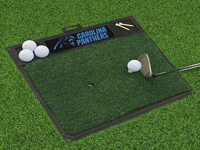 Golf Hitting Mat Golf Accessories NFL Carolina Panthers Golf Hitting Mat 20" x 17" FANMATS