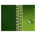 Golf Program Indigo Blue Gradient (Pack of 1)-Wedding Ceremony Stationery-Classical Green-JadeMoghul Inc.