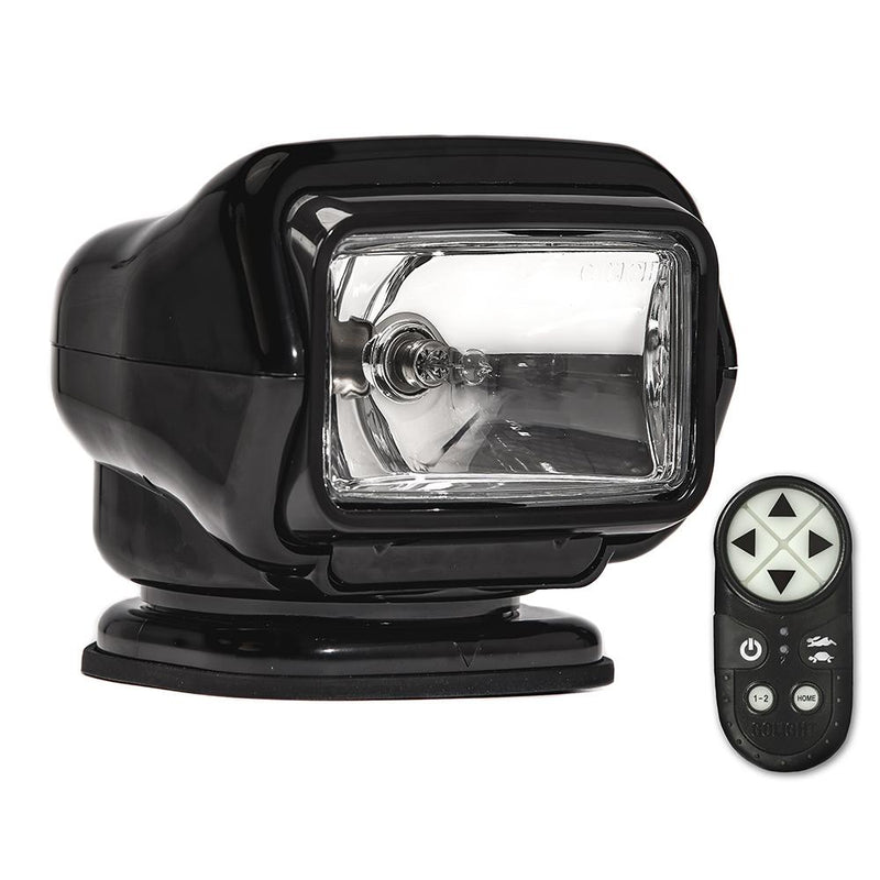 Golight Stryker ST Series Permanent Mount Black Halogen w-Wireless Handheld Remote [3051ST]-Search Lights-JadeMoghul Inc.