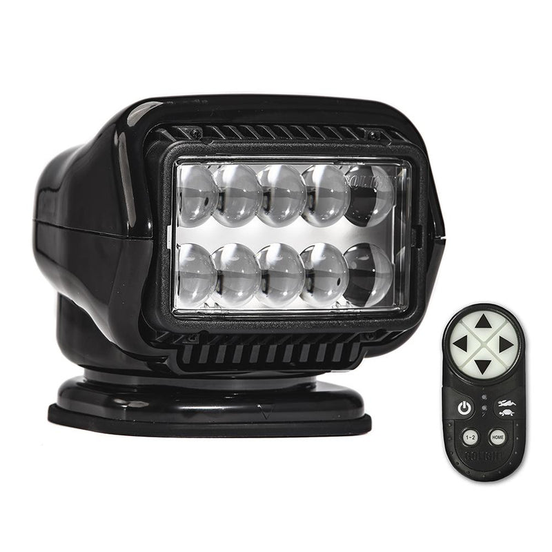 Golight Stryker ST Series Permanent Mount Black LED w-Wireless Handheld Remote [30514ST]-Search Lights-JadeMoghul Inc.