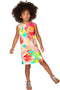 Good Idea Adele Colorful Floral Print Shift Sundress - Girls-Good Idea-18M/2-Pink/Green-JadeMoghul Inc.