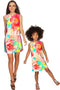 Good Idea Adele Floral Print Summer Shift Dress - Women-Good Idea-XS-Pink/Green-JadeMoghul Inc.