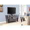 Gorgeous Two-Tone Trapezoid TV console, Gray and Black-Entertainment Centers and Tv Stands-Gray and Black-JadeMoghul Inc.