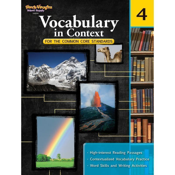 GR 4 VOCABULARY IN CONTEXT FOR THE-Learning Materials-JadeMoghul Inc.