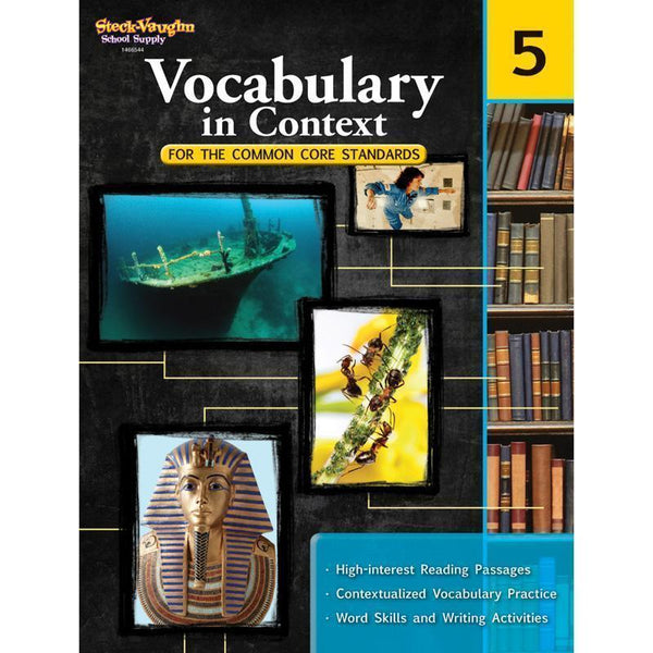GR 5 VOCABULARY IN CONTEXT FOR THE-Learning Materials-JadeMoghul Inc.