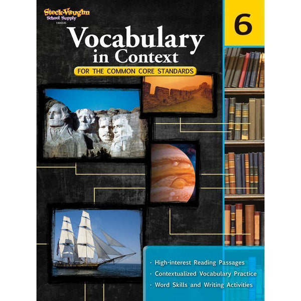 GR 6 VOCABULARY IN CONTEXT FOR THE-Learning Materials-JadeMoghul Inc.