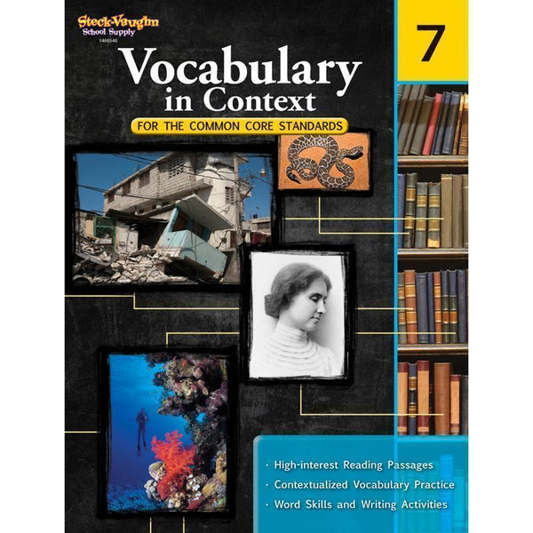 GR 7 VOCABULARY IN CONTEXT FOR THE-Learning Materials-JadeMoghul Inc.
