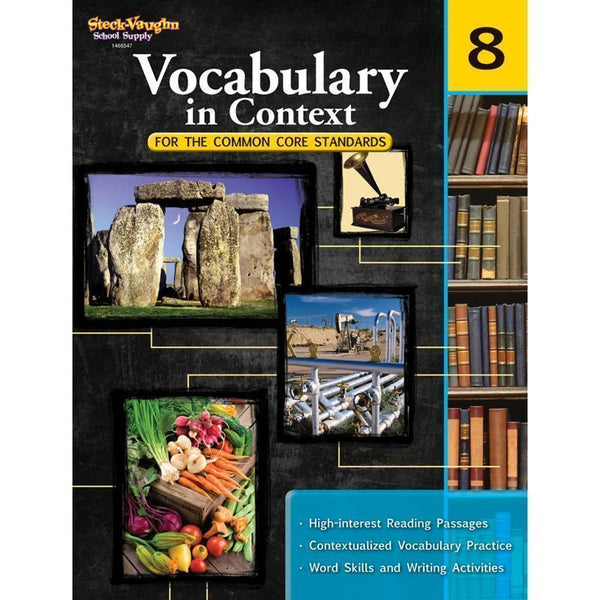 GR 8 VOCABULARY IN CONTEXT FOR THE-Learning Materials-JadeMoghul Inc.