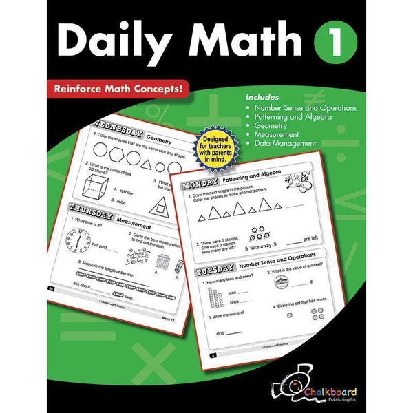 GR1 DAILY MATH WORKBOOK-Learning Materials-JadeMoghul Inc.