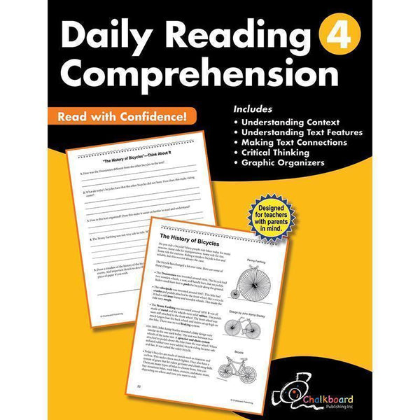 GR4 READING COMPREHENSION WORKBOOK-Learning Materials-JadeMoghul Inc.