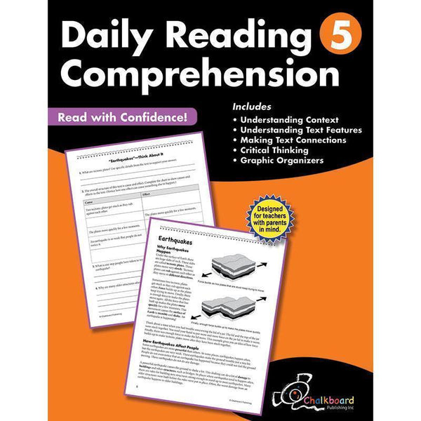 GR5 READING COMPREHENSION WORKBOOK-Learning Materials-JadeMoghul Inc.
