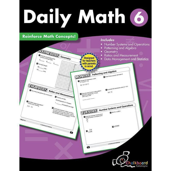 GR6 DAILY MATH WORKBOOK-Learning Materials-JadeMoghul Inc.