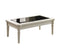 Graceful Coffee Table, Antique White-Coffee Tables-Antique White-Mirror Poplar Wood Birch Veneer MDF-JadeMoghul Inc.