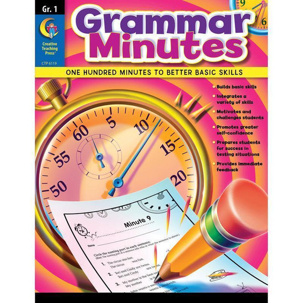 GRAMMAR MINUTES GR 1-Learning Materials-JadeMoghul Inc.