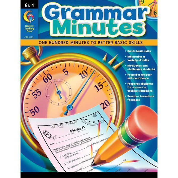 GRAMMAR MINUTES GR 4-Learning Materials-JadeMoghul Inc.