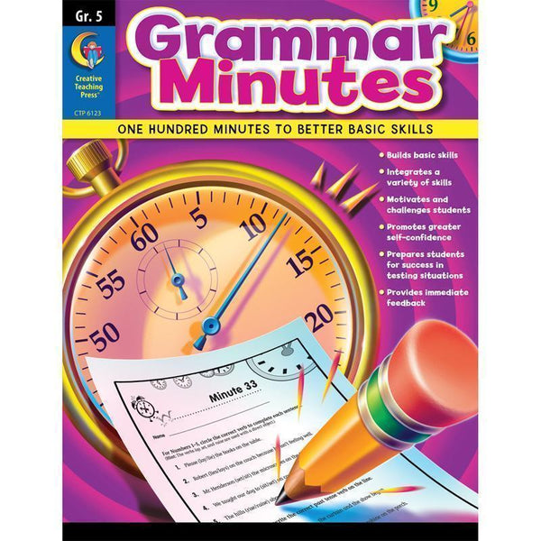 GRAMMAR MINUTES GR 5-Learning Materials-JadeMoghul Inc.