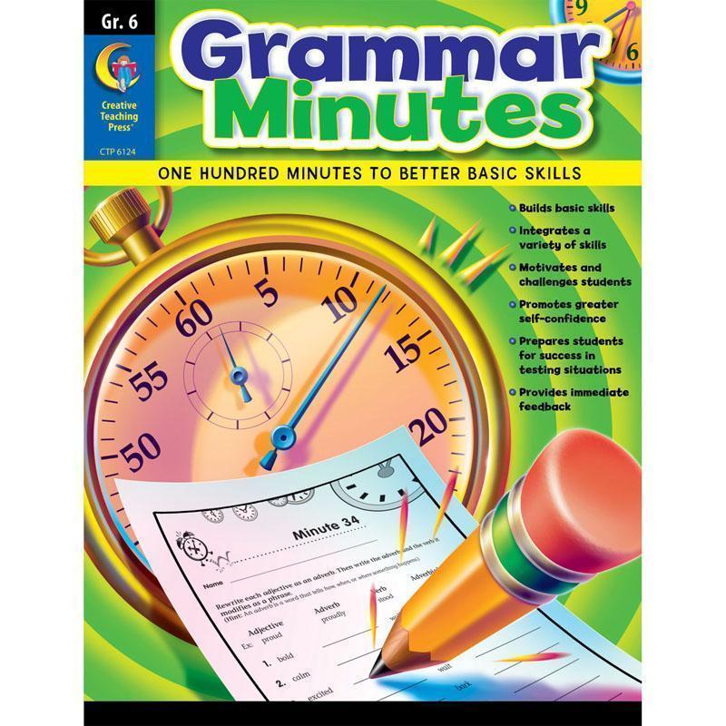 GRAMMAR MINUTES GR 6-Learning Materials-JadeMoghul Inc.
