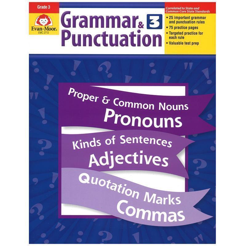 GRAMMAR & PUNCTUATION GR 3-Learning Materials-JadeMoghul Inc.