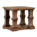 Granard Transitional End Table In Natural Tone-Side Tables and End Tables-Natural Tone-Solid Wood & Others-JadeMoghul Inc.