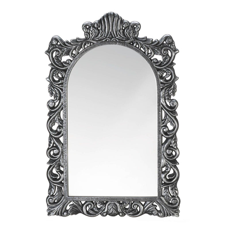 Decoration Ideas Grand Silver Wall Mirror