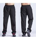 Grandwish 2018 New Outside Mens Exercise Pants Quickly Dry Mens Active Pants Men Physical Trousers Plus Size 3XL, PA094-Black-L-JadeMoghul Inc.