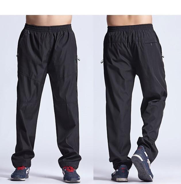 Grandwish 2018 New Outside Mens Exercise Pants Quickly Dry Mens Active Pants Men Physical Trousers Plus Size 3XL, PA094-Black-L-JadeMoghul Inc.