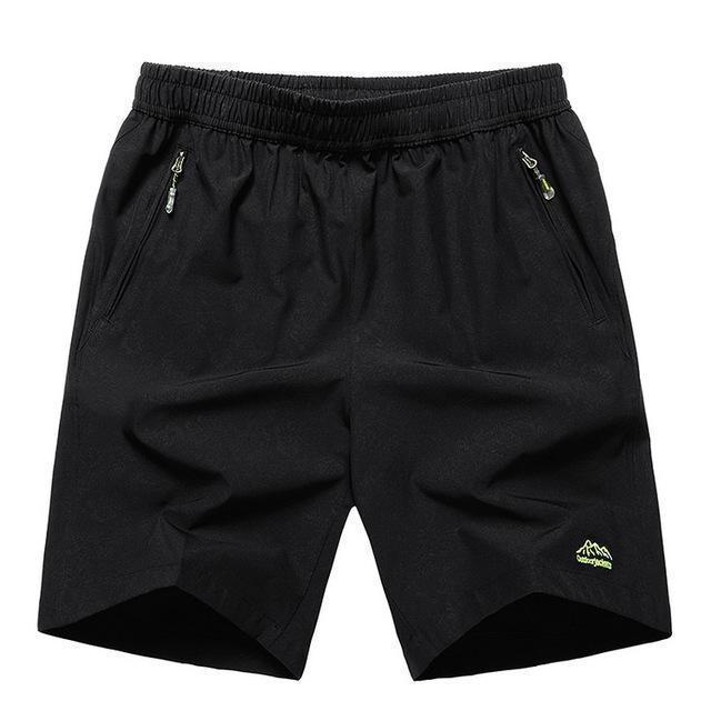 Grandwish Plus Size Shorts Men 9XL with Zipper Pocket Shorts Men Big Size Elastic Waist 7XL 8XL 9XL Plus Size Shorts Mens,DA016-8858 Black-XL-JadeMoghul Inc.