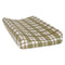 Green and Brown Plaid Deluxe Flannel Changing Pad Cover-DEER LODGE-JadeMoghul Inc.