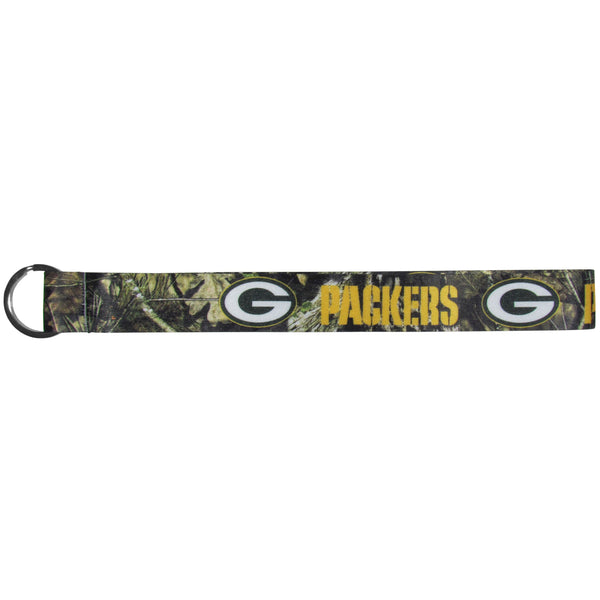 Green Bay Packers Lanyard Key Chain, Mossy Oak-Key Chains-JadeMoghul Inc.