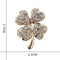 Green Four Leaf Clover and Rhinestones Lapel Pins or Brooches for Women or Men in Assorted Designs-30263-JadeMoghul Inc.