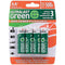 Green High-Power Rechargeables AA NiMH Batteries, 4 pk-Round Cell Batteries-JadeMoghul Inc.