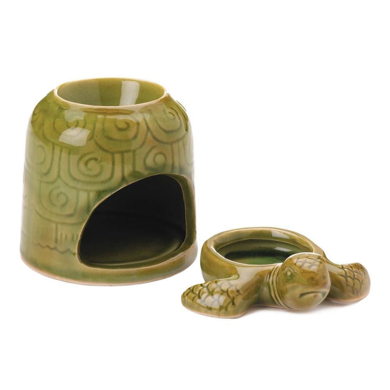 Decoration Ideas Green Turtle Oil Warmer